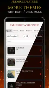 Tarnished Checklist Premium screenshot