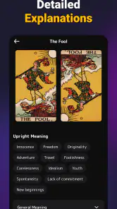 Tarot Card Reading and Meaning screenshot