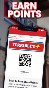 Terrible's+ Rewards screenshot