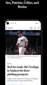The Boston Globe screenshot