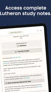 The Lutheran Study Bible screenshot