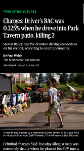 The Minnesota Star Tribune screenshot