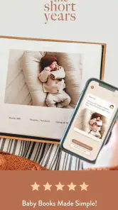 The Short Years Baby Book screenshot