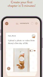 The Short Years Baby Book screenshot