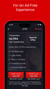 TheaterEars Movies in Spanish screenshot