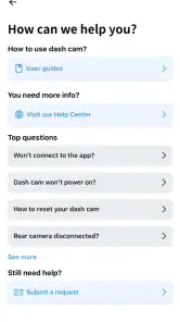 THINKWARE DASH CAM LINK screenshot