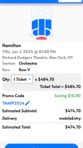 TicketNetwork screenshot