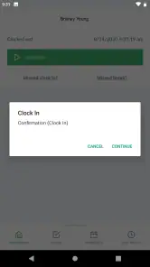 TimeClock Plus Clock screenshot