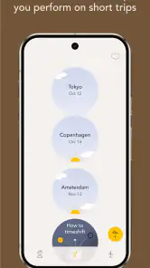 Timeshifter® Jet Lag screenshot