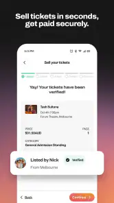Tixel－Face Value Ticket Resale screenshot