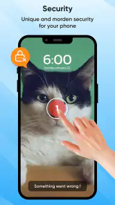 Touch Lock Screen Touch Photo screenshot