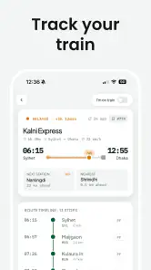TrainKothai - BD Train Tracker screenshot