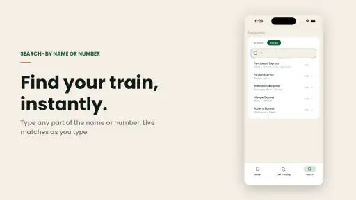 TrainKothai - BD Train Tracker screenshot