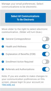 TRICARE East screenshot