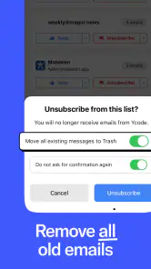 Trimbox: Easy Email Cleaner screenshot