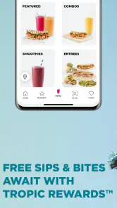 Tropical Smoothie Cafe screenshot