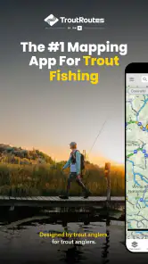 TroutRoutes: Trout Fishing App screenshot