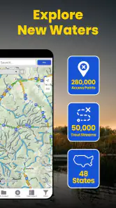TroutRoutes: Trout Fishing App screenshot
