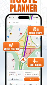 Trucker Guide: Truck Stops screenshot