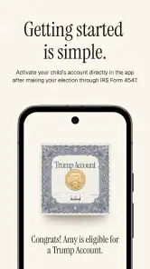 Trump Accounts: Official App screenshot