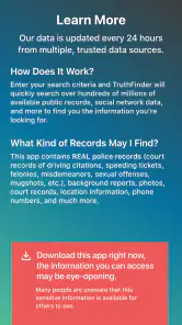TruthFinder Background Check screenshot