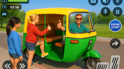 Tuk Tuk Rickshaw - Auto Game screenshot