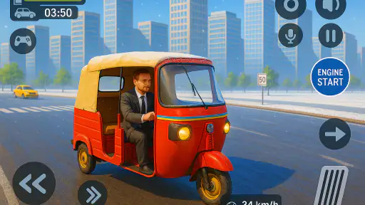 Tuk Tuk Rickshaw - Auto Game screenshot