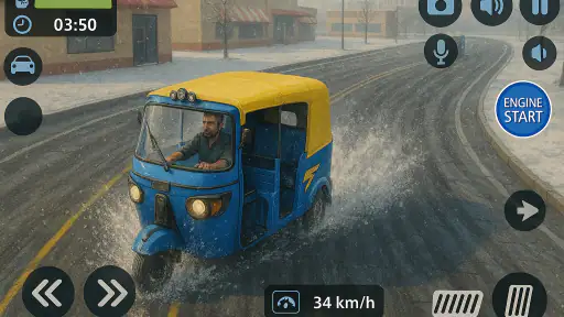 Tuk Tuk Rickshaw - Auto Game screenshot