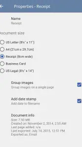 TurboScan™: PDF scanner screenshot