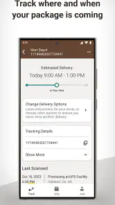 UPS screenshot