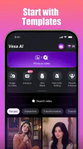 Vexa: AI Video & Photo Maker screenshot