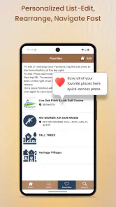 Villages GPS screenshot