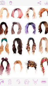 Virtual Hair Style Changer screenshot