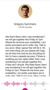 Visual Voicemail screenshot
