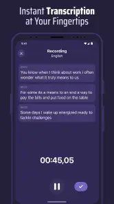 Voice & Transcribe - QuickVox screenshot