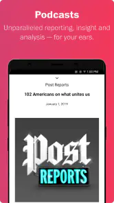 Washington Post Select screenshot
