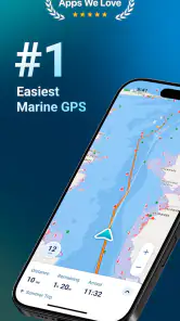 Wavve Boating: Marine Boat GPS screenshot