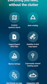 Wavve Boating: Marine Boat GPS screenshot
