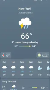 Weather & Clima - Weather Sky screenshot