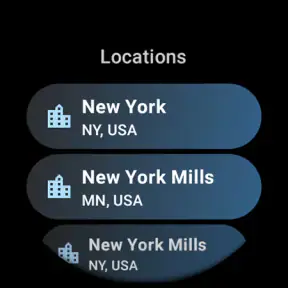 Weather Complications: Wear OS screenshot