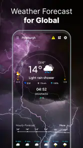 Weather forecast screenshot