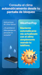 WeatherPop Español (Aviso) screenshot