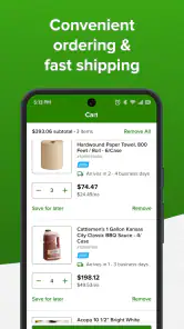 WebstaurantStore screenshot