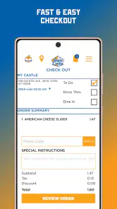 White Castle Online Ordering screenshot
