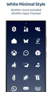 White Moonlight Icon Pack screenshot