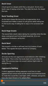 Whitetail Deer Calls Pro screenshot