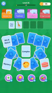 Word Card Sort: Solitaire screenshot