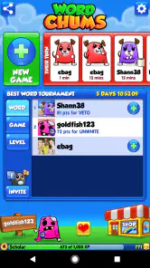 Word Chums screenshot