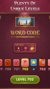 Word Code - Cryptogram Puzzle screenshot