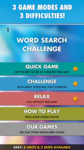 Word Search Challenge PRO screenshot